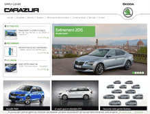 Tablet Screenshot of carazur.fr